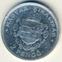 1935. 2P Ag "Rákóczi" T:2/3 ph.