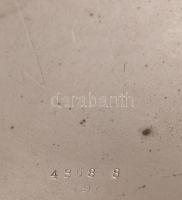 Doxa 8 napos, nagy méretű zsebóra, vadász témájú alpakka tokkal. Sérült számlappal, másodpercmutató ...