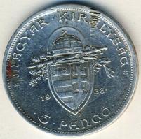 1938. 5P Ag "Szt.István" T:2- v. ph.