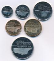 Hollandia 2001. 5c-5G (6xklf) T:1-2 kis patina
Netherlands 2001. 5 Cent - 5 Gulden (6xdiff) C:UNC-X...