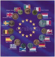 1980-1998. "Európa utolsó nemzeti érméi" 15xklf ország pénze díszcsomagolásban T:1-2
1980...