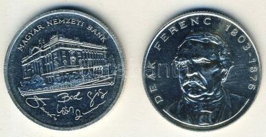 1992-94. 200Ft Ag "MNB" (1x), "Deák" (1x) T:BU,2