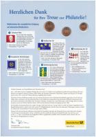 Németország 2000. "DER WEG ZUR DEUTSCHEN EINHEIT" NSZK 50pf + NDK 50pf karton emléklapon a...