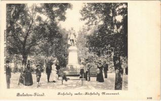 Balatonfüred, Füred; Kisfaludy szobor. Kampmann H.