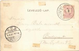 1899 (Vorläufer) Badacsony, Szigliget. Bruchsteiner és fia litho (EK)