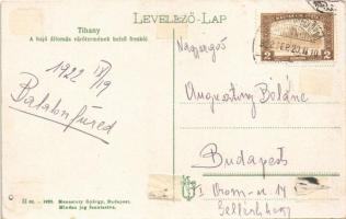 1922 Tihanyi visszhang. Rege írta Garay János (ragasztónyomok / gluemark)