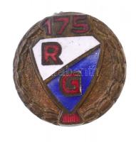 1962. RG 175 a Révai Miklós Gimnázium 175 éves jubileumára kiadott, zománcozott jelvény (18mm) T:1-