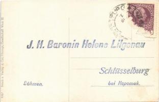 Husaren-Vorpatrouille in den verschneiten Bergen der Bukowina / WWI Austro-Hungarian K.u.K. military...