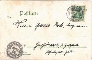 1902 "Gott mit uns" 5. Hannoversches Infanterie-Regiment Nr. 165 / German military art pos...