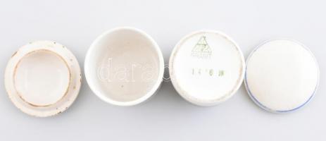 2 db Gránit kerámia fűszertartó edény (kömény, szegfűszeg), matricásak, jelzettek, kis mázhibákkal, ...