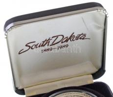Amerikai Egyesült Államok 1987. "Dél-Dakota" Ag emékérem eredeti tokban (31,20g/0.999/39mm...