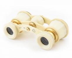 Színházi látcső, jelzett, apró kopásokkal, 9,5x5 cm