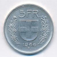 Svájc 1966B 5Fr Ag T:1- Switzerland 1966B 5 Francs Ag C:AU Krause KM#40