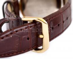 Certina kézi felhúzós férfi karóra, szép gyöngyház számlappal új bőr szíjjal, működő, jó állapotban ...