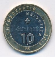 Svájc 2012. 10Fr "Tehén viadal" T:1- Switzerland 2012. 10 Francs "Cow fighting" ...