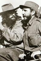 cca 1963 Fidel Castro kubai miniszterelnök, 1 db NEGATÍV Kotnyek Antal (1921-1990) budapesti fotóriporter hagyatékából, 6,4x4,8 cm