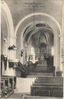 1917 Bajna, Római katolikus templom belső (EK)
