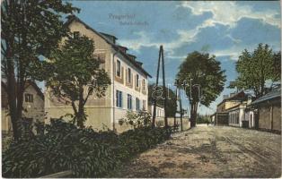 1915 Pragersko, Pragerhof; Bahnhofstraße / street to the railway station (fl)