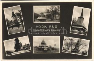 Kárpátaljai fatemplomok / Podkarpatská Rus. Nejstarsí drevené kostelíky / Zakarpattia Oblast / Transcarpathian wooden churches (Rb)