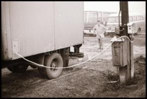 cca 1978 Teherautó, hűtőszekrénnyel felszerelve, külső-belső felvételek, Magyar Alfréd budapesti fot...