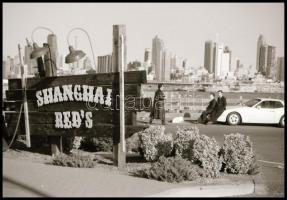 cca 1980-as évek, Magyar Alfréd budapesti fotóművész amerikai utazásán készült 25 db vintage NEGATÍV...