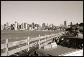 cca 1980-as évek, Magyar Alfréd budapesti fotóművész amerikai utazásán készült 25 db vintage NEGATÍV...