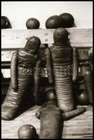 cca 1982 A birkózó sport utánpótlásának nevelése, gyermekek edzésen és mérkőzés közben, Magyar Alfré...