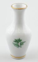 Herendi Apponyi mintás mini váza, kézzel festett, jelzett, apró kopásokkal. m: 6,5 cm
