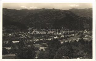 Rahó, Rachov, Rahiv, Rakhiv; látkép a Tiszával, háttérben a Dumen / general view