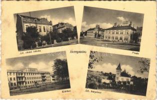 1939 Beregszász, Beregovo, Berehove; Állami elemi iskola, Posta, Kórház, Állami borpince / school, post office, hospital, state wine cellar (EK)