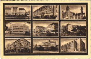 1939 Ungvár, Uzshorod, Uzhhorod, Uzhorod; mozaiklap. Brogot kiadása / multi-view postcard (EB)