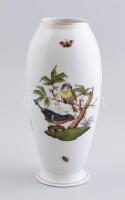 Herendi Rotschild mintás váza. Kézzel festett, jelzett, hibátlan m: 23 cm