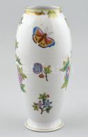 Herendi Viktóra mintás váza. Kézzel festett, jelzett, hibátlan m: 23 cm