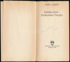 Wass Albert 2 db könyve: Halálos köd - Holtember Partján. Bp., 1990, Pallas. Kiadói papírkötés, borí...