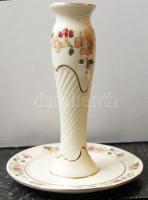cca 1960 Zsolnay gyertyatartó 15 cm magas