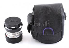 Leitz Wetzlar Leica Summicron 50 mm f/2 objektív, eredeti sapkával, gyártási szám: 1895982, Nikon mű...