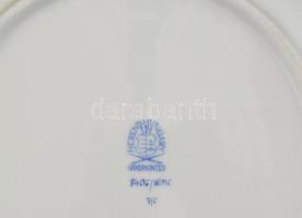 Herendi VMC Waldstein Color mintás, áttört dísztál. Kézzel festett, jelzett, hibátlan d: 26 cm