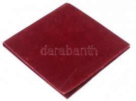 Franciaország DN "A Köztársasági Hadsereg futárainak emlékplakettje" ezüstözött fém, hátla...