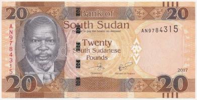 Dél-Szudán 2017. 20P T:I  South Sudan 2017. 20 Pounds C:UNC