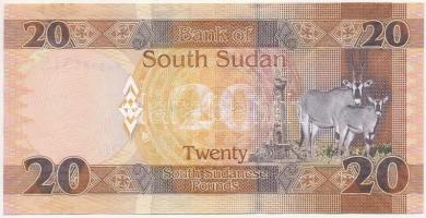 Dél-Szudán 2017. 20P T:I 
South Sudan 2017. 20 Pounds C:UNC