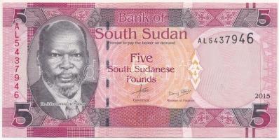 Dél-Szudán 2015. 5P T:I  South Sudan 2015. 5 Pounds C:UNC