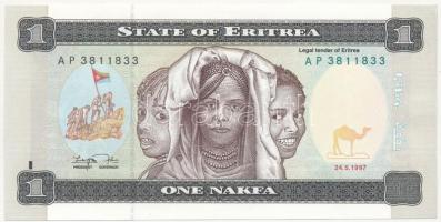 Eritrea 1997. 1N T:I  Eritrea 1997. 1 Nakfa C:UNC  Krause P#1