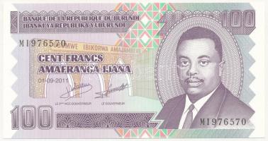 Burundi 2011. 100Fr T:I,I- Burundi 2011. 100 Francs C:UNC,AU