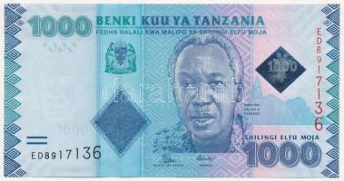 Tanzánia 2015. 1000Sh T:I Tanzania 2015. 1000 Shilling C:UNC