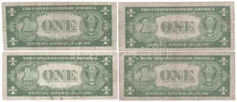 Amerikai Egyesült Államok 1946-1949. (1935C) 1$ "Silver Certificate - kisméretű" kék pecsé...