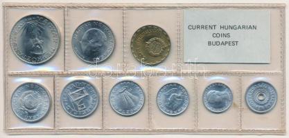 1981. 2f-10Ft (9xklf) érmés forgalmi sor fóliatokban T:1 Adamo FO14