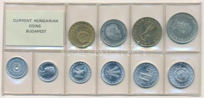 1984. 2f-20Ft (10xklf) érmés forgalmi sor fóliatokban T:1 Adamo FO17