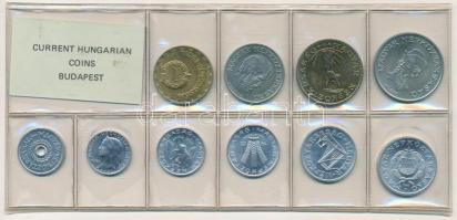 1985. 2f-20Ft (10xklf) érmés forgalmi sor fóliatokban T:1 Adamo FO18