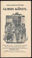Egyiptomi álmoskönyv. Budapest, é.n. Képzőművészeti. Kiadói papírkötés