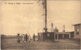 1918 Arkona a. Rügen, Marinesignalstation / WWI Imperial German Navy (Kaiserliche Marine) marine signal station at Cape Arkona (EK)